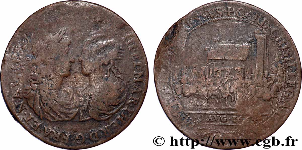 LOUIS XIV LE GRAND ou LE ROI SOLEIL Mariage du roi, entrée du Légat à Paris B+