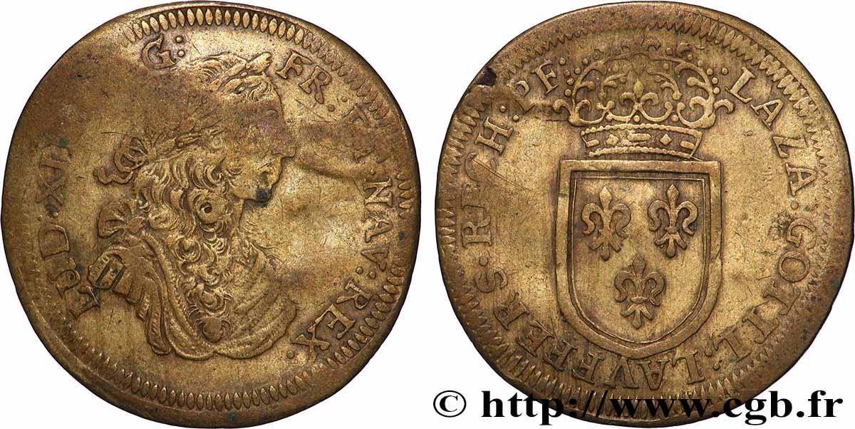 ROUYER - X. JETONS DE NUREMBERG Louis XIV TB+