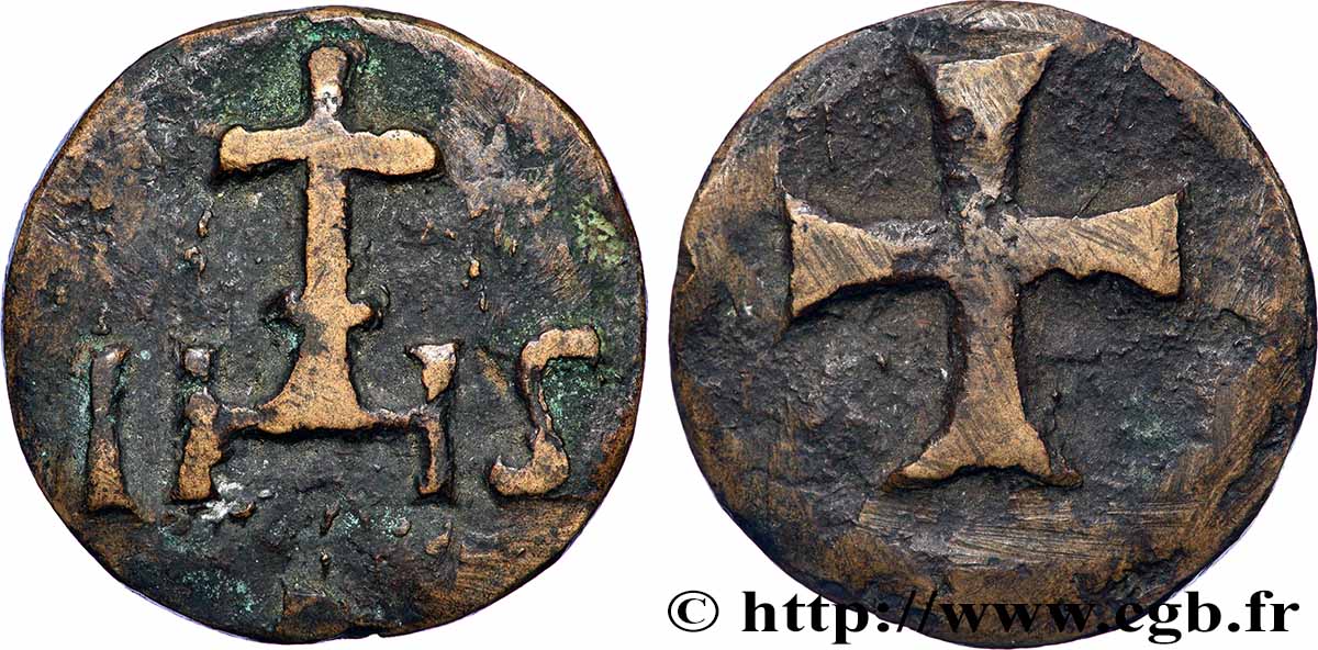 ROUYER - XI. MÉREAUX ET PIÈCES ANALOGUES Méreau, IHS TTB