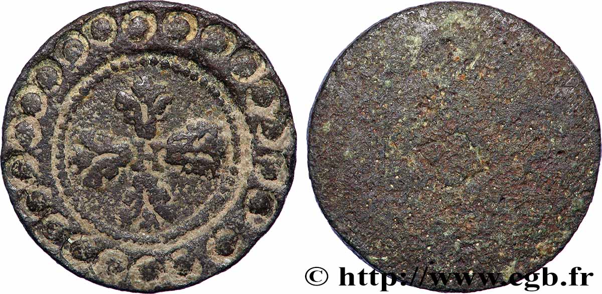 HENRI IV LE GRAND Poids monétaire pour le demi-franc  TB+