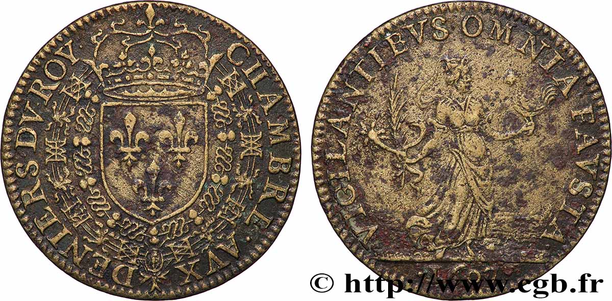 CHAMBRE AUX DENIERS HENRI IV TTB/TB+