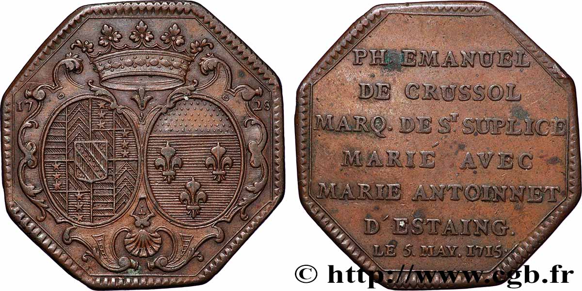 LANGUEDOC TOWNS AND GENTRY Philippe-Emmanuel de Crussol et Marie-Antoinette d&nbsp;Estaing MBC