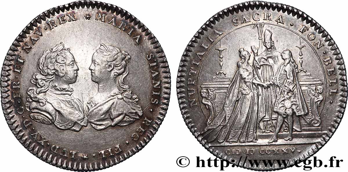 AMOUR ET MARIAGE MARIAGE DE LOUIS XV ET MARIE LECZINSKA fVZ