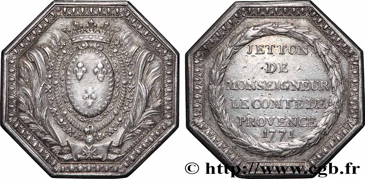 PROVENCE - NOBLESSE Monseigneur le Comte de Provence TTB