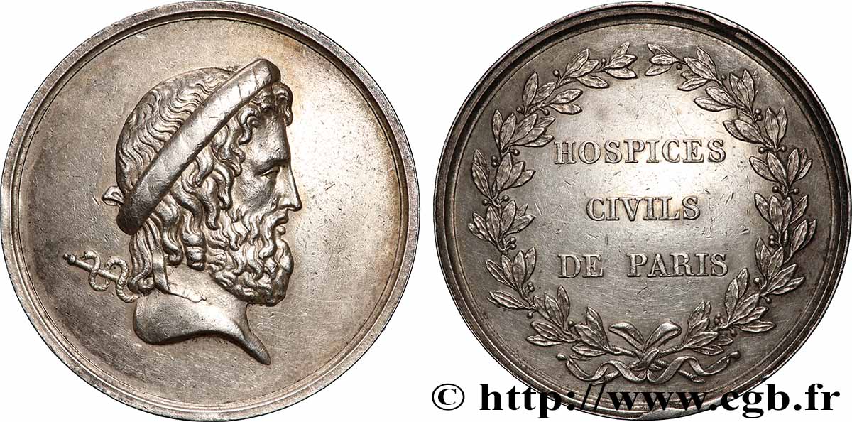 MÉDECINE - SOCIÉTÉS MÉDICALES - MÉDECINS/CHIRURGIENS - ASSISTANCE PUBLIQUE Hospices civils de Paris TTB+