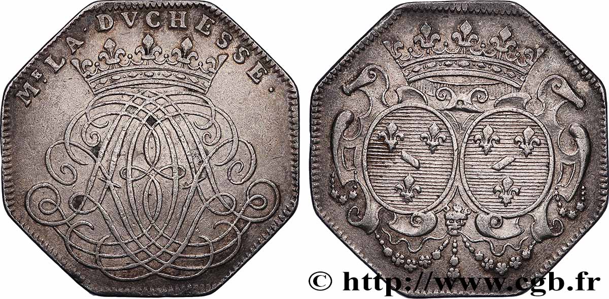 LOUIS XIV THE GREAT or THE SUN KING Anne-Louise Bénédicte de Bourbon-Condé XF