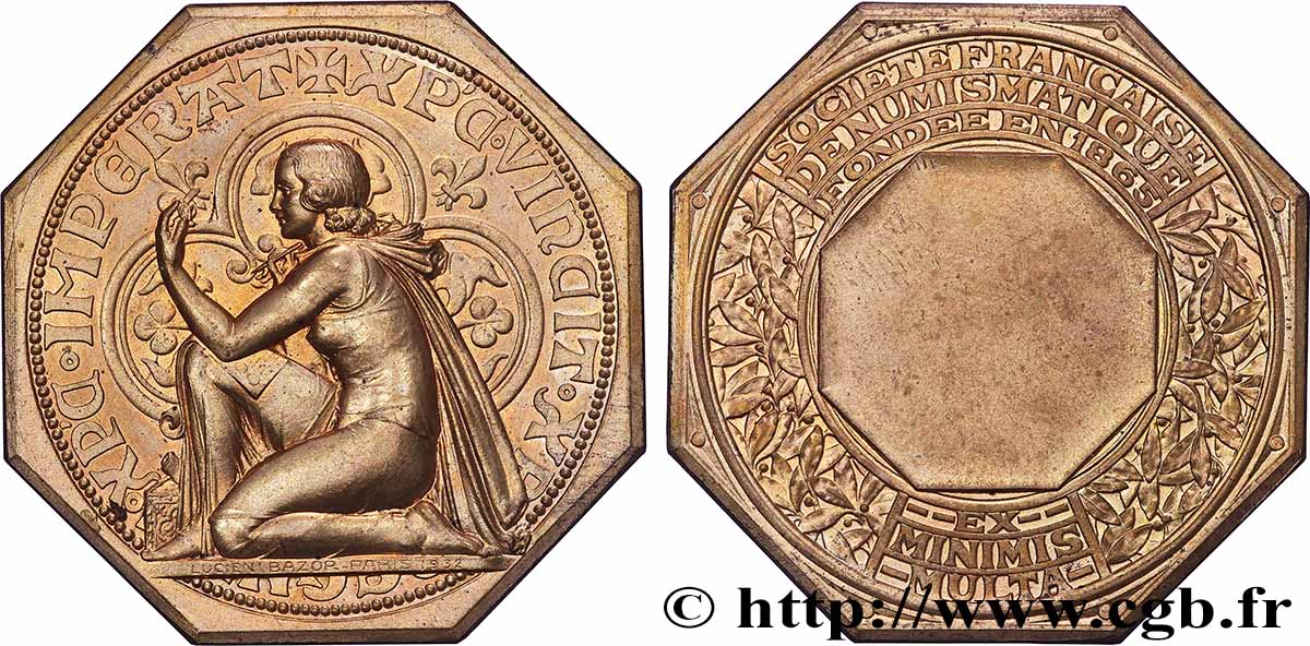 ACADEMIES AND LEARNED SOCIETIES Société Française de Numismatique, Ex minimis multa AU/AU