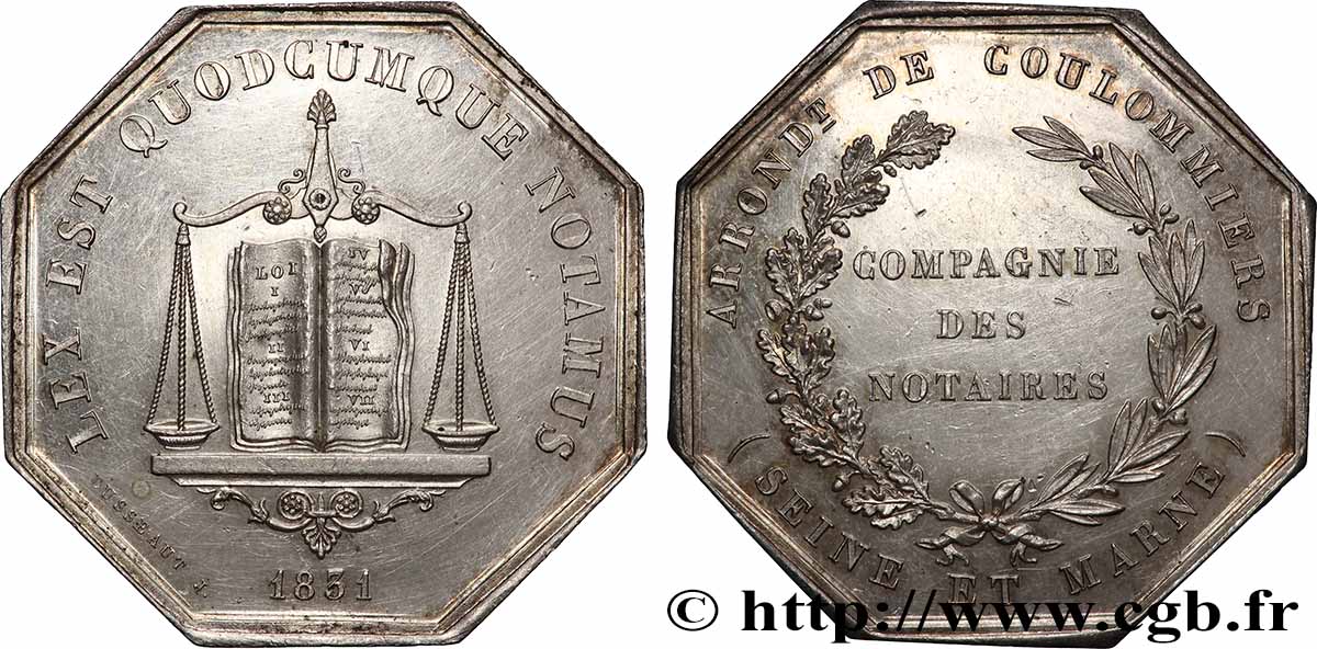 NOTAIRES DU XIXe SIECLE Notaires de Coulommiers VZ