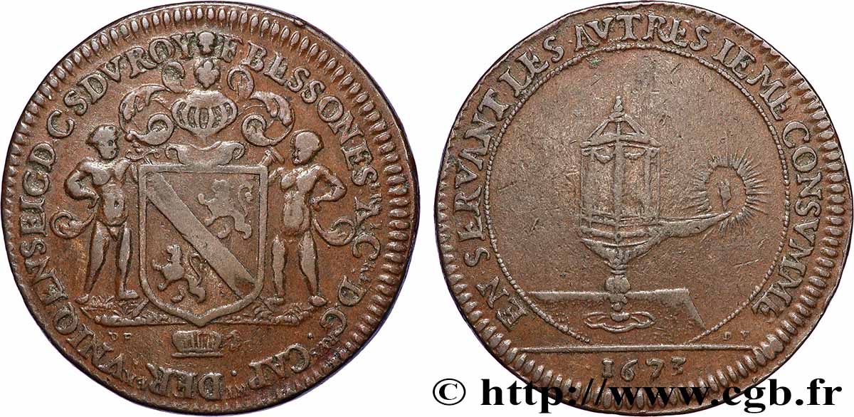 SUIZA - CANTÓN DE LOS GRISONES F. BESSON Capitaine des Gardes Suisses BC+
