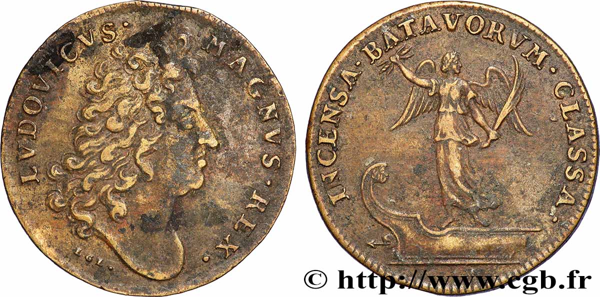 LOUIS XIV LE GRAND ou LE ROI SOLEIL Prise de Tabago et Gorée TTB