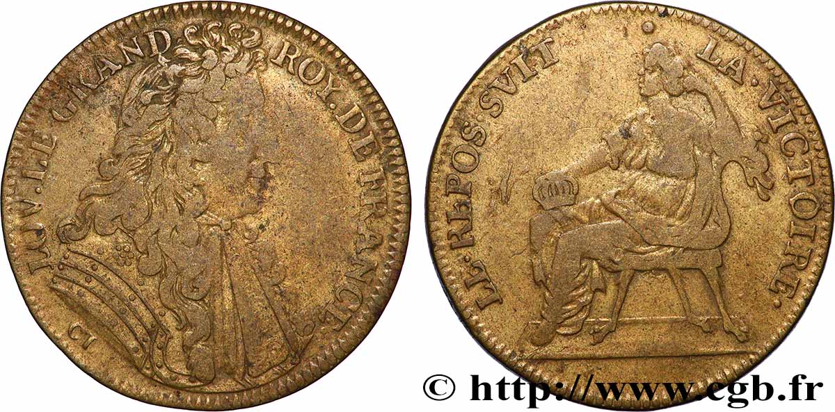 LOUIS XIV THE GREAT or THE SUN KING Paix de Ratisbonne VF