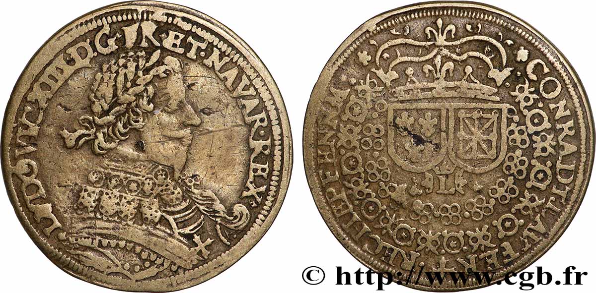 LUIGI XIII IL GIUSTO Conrad Lauffer q.BB