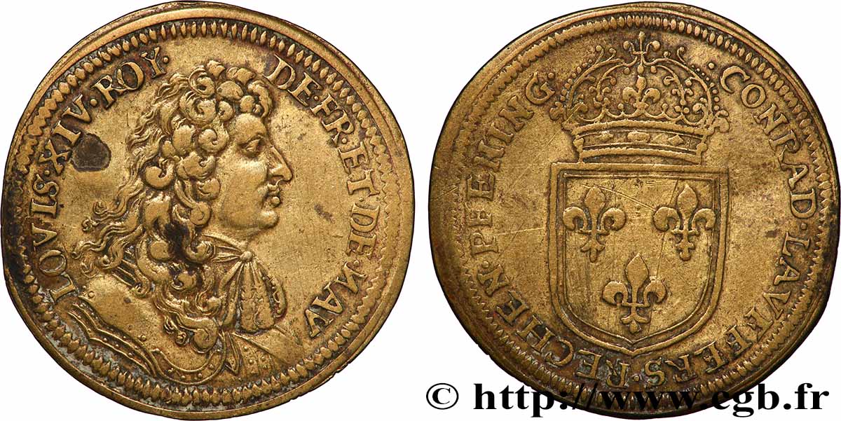 LOUIS XIV LE GRAND ou LE ROI SOLEIL Conrad Lauffer XF
