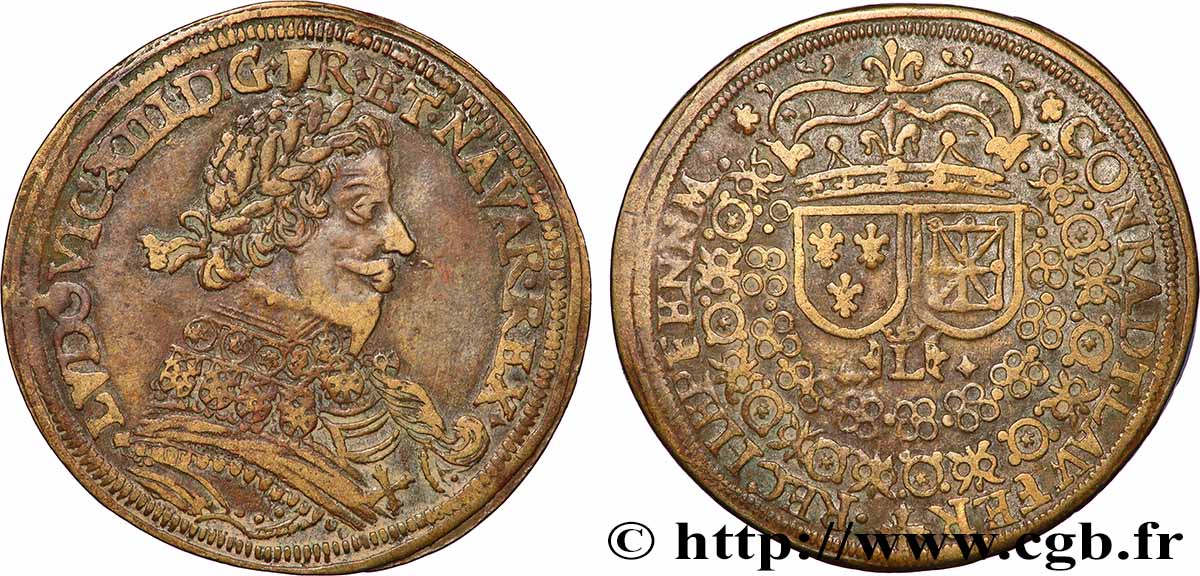 LOUIS XIII THE JUST Conrad Lauffer VF/XF