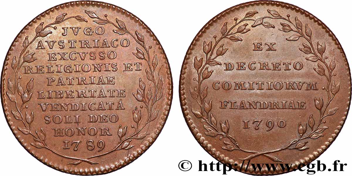 FLANDERS - COUNTY OF FLANDERS - JOSEPH II RÉPUBLIQUE AU