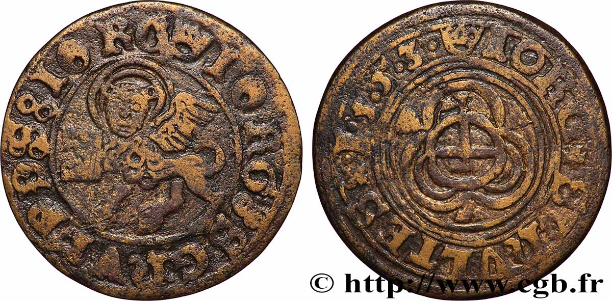 ROUYER - X. NUREMBERG JETONS AND TOKENS Jeton de compte au lion de Saint-Marc XF
