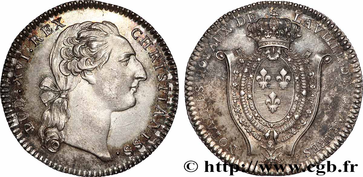 NOTAIRES ROYAUX Notaires de Chartres, émission de 1776 - Louis XVI fVZ