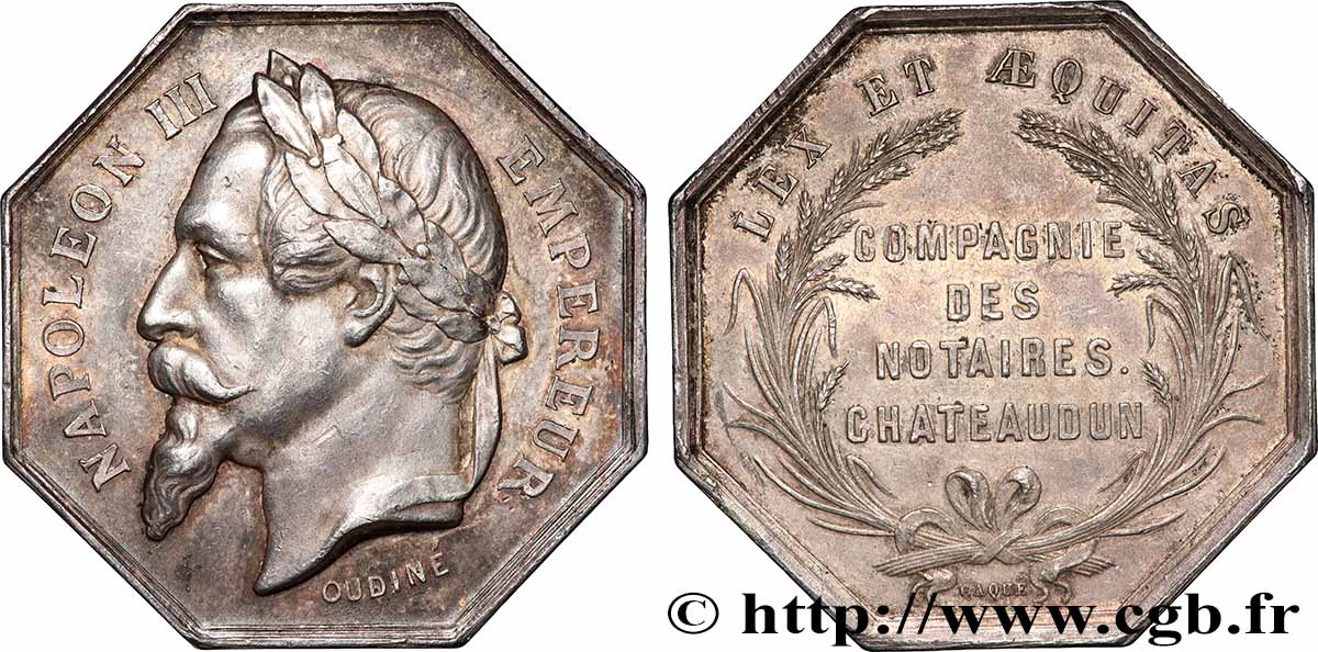 NOTAIRES DU XIXe SIECLE Notaires de Châteaudun (Napoléon III) fVZ