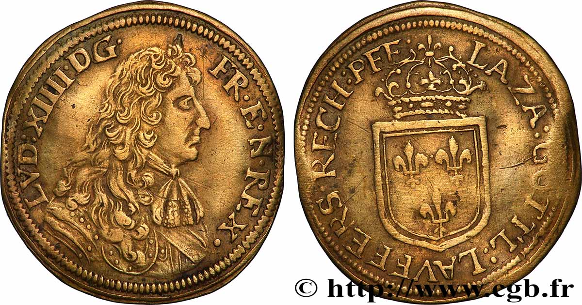 ROUYER - X. JETONS DE NUREMBERG Lazare Gottlieb Lauffer, jeton de compte XF