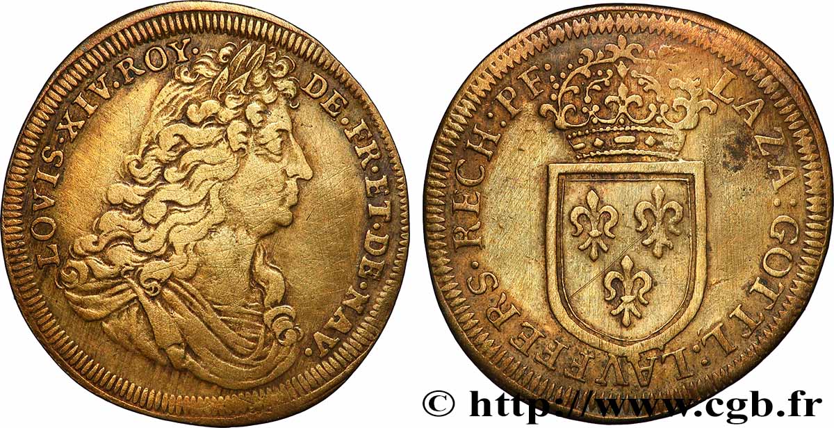 ROUYER - X. JETONS DE NUREMBERG Lazare Gottlieb Lauffer, jeton de compte XF