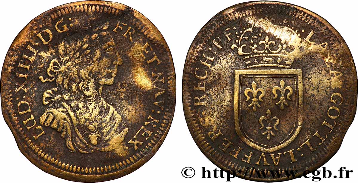 ROUYER - X. JETONS DE NUREMBERG Lazare Gottlieb Lauffer, jeton de compte TTB