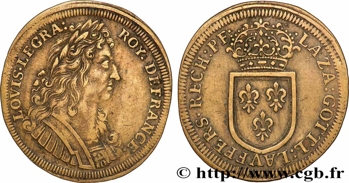 ROUYER - X.JETONS DE NUREMBERG Lazare Gottlieb Lauffer, jeton de compte SS