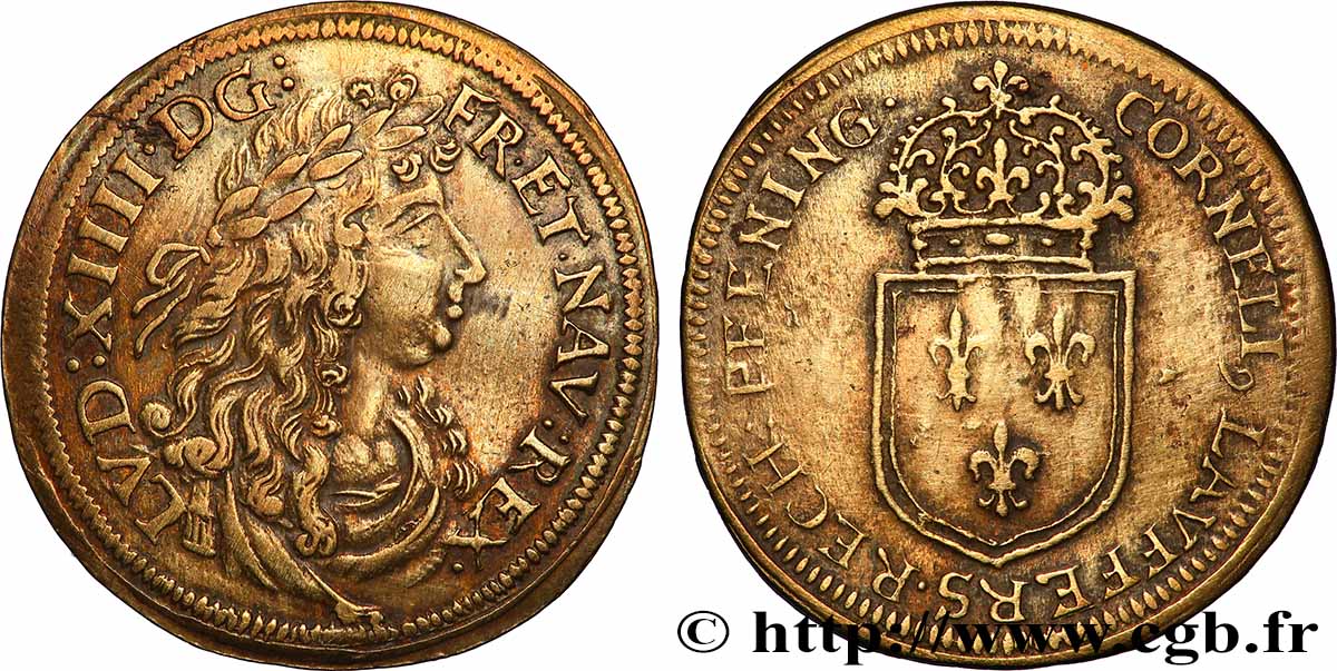 ROUYER - X. NUREMBERG JETONS AND TOKENS Cornelius Lauffer, jeton de compte XF