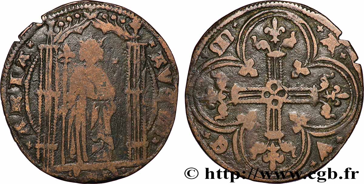 ROUYER - VIII. JETONS AND TOKENS CLASSIFIED BY TYPE Jeton de compte au roi debout VF
