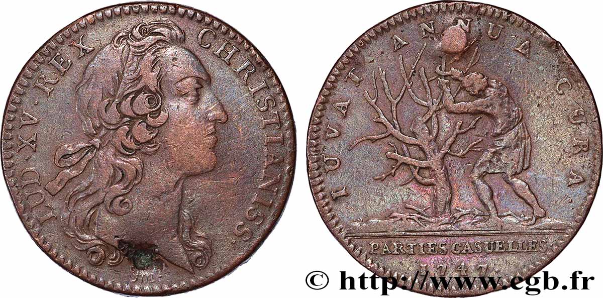 PARTIES ET REVENUS CASUELS Louis XV VF