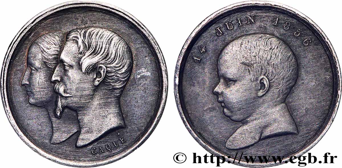 NAPOLÉON IV Quinaire de la Naissance TTB