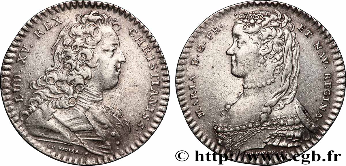 LOUIS XV DIT LE BIEN AIMÉ Mariage avec Maria Leczinska TTB