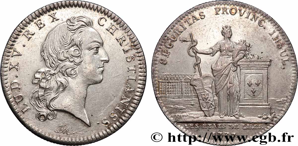 LILLE Louis XV, émission de 1740 AU