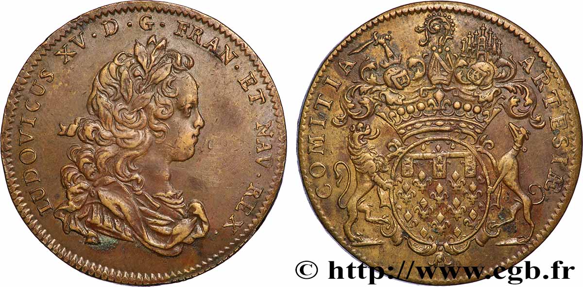 ARTOIS (ÉTATS D&nbsp;...) Émission vers 1719 AU