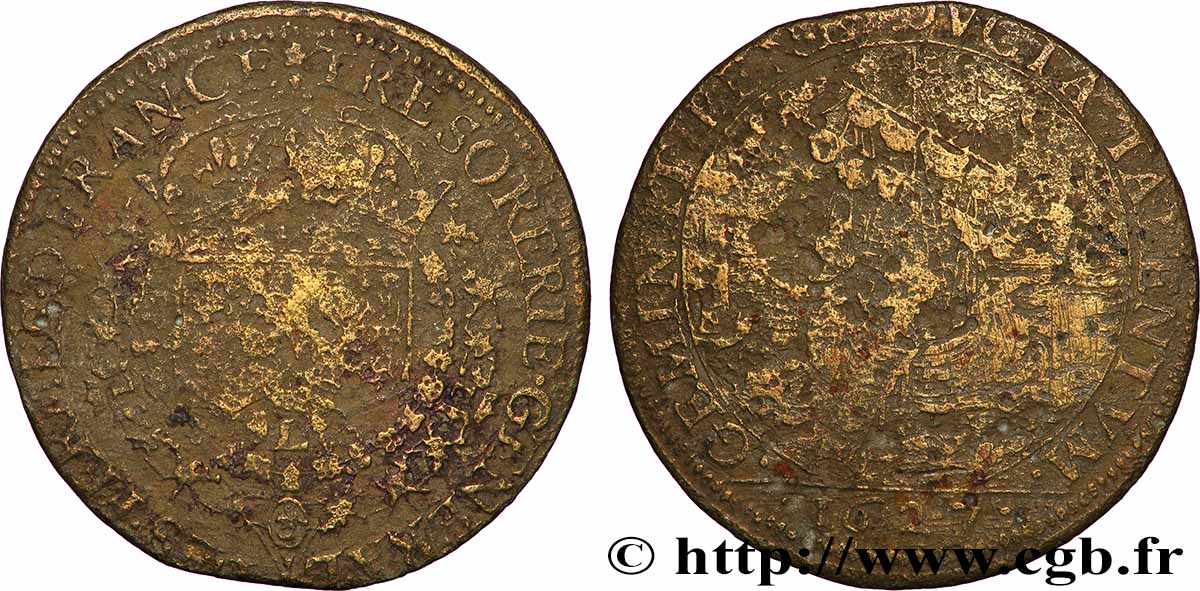 TRÉSORERIE GÉNÉRALE DES FERMES DE FRANCE LOUIS XIII fS
