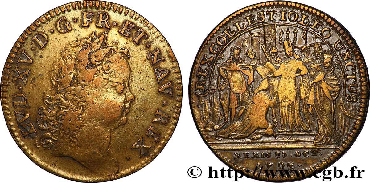 SACRE À REIMS Louis XV SS