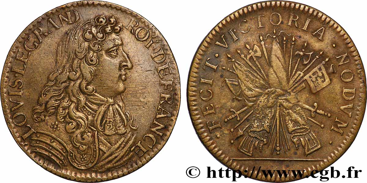 LOUIS XIV LE GRAND ou LE ROI SOLEIL Rattachement de Bar à la France TTB+