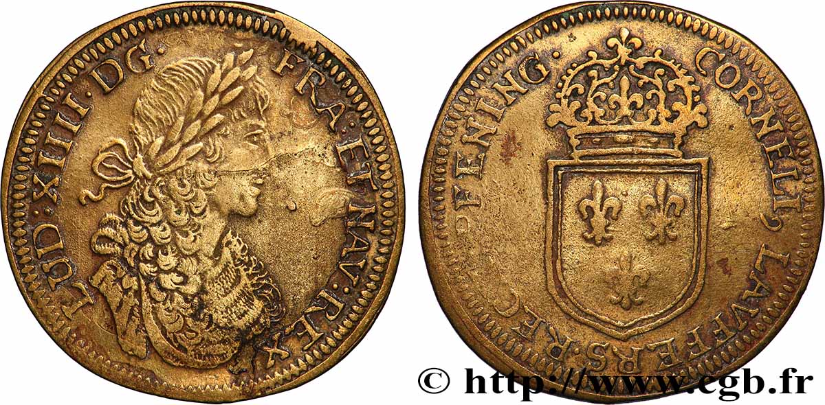 ROUYER - X. JETONS DE NUREMBERG Cornelius Lauffer, jeton de compte VF