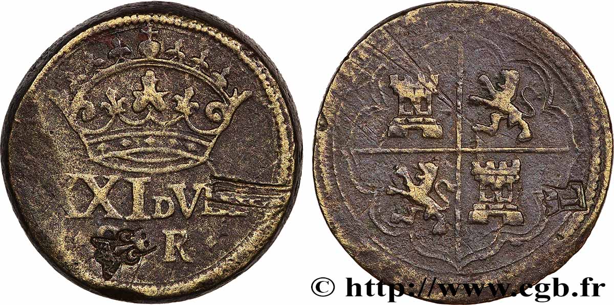 SPAGNA Poids monétaire pour la pièce de 8 Reales q.BB