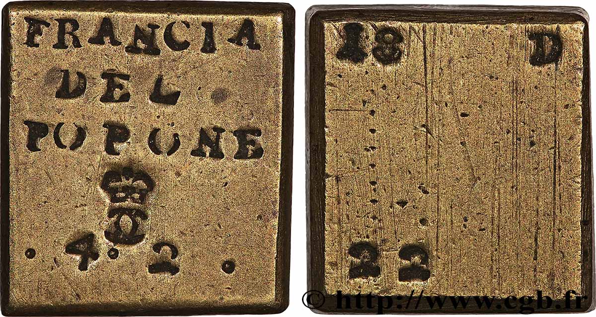 FRANCE - POIDS MONÉTAIRE Poids monétaire BB