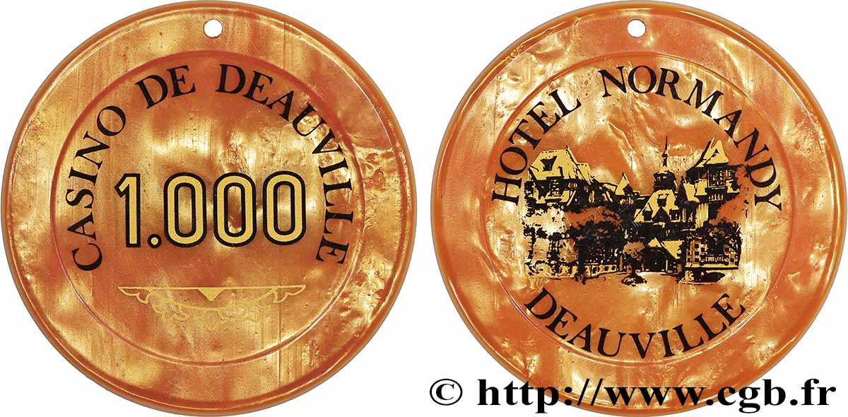 CASINOS ET JEUX Casino de Deauville, 1.000 SPL