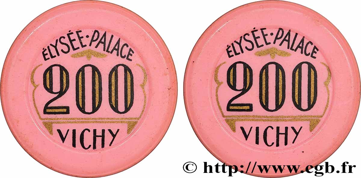 CASINOS ET JEUX Elysée-Palace, Vichy, 200 q.SPL