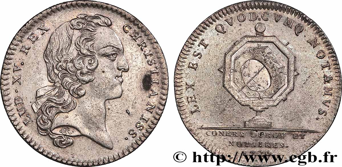 NOTAIRES ROYAUX Notaires de Paris, émission de 1741 - Louis XV fVZ