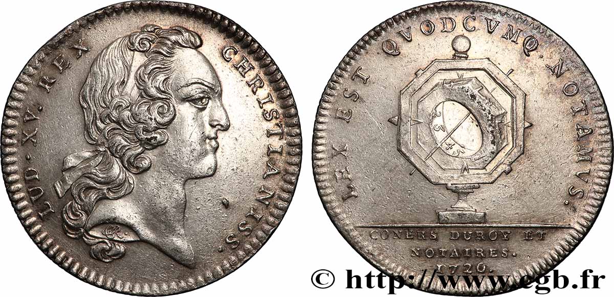 NOTAIRES ROYAUX Notaires de Paris, émission de 1741 - Louis XV TTB+
