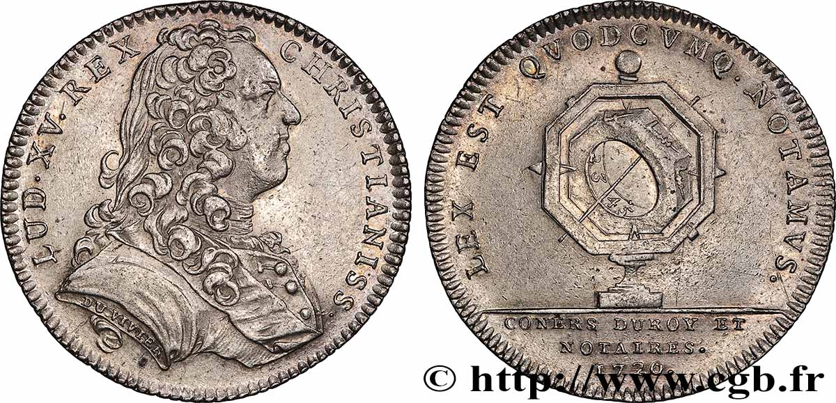 NOTAIRES ROYAUX Notaires de Paris, émission de 1737 - Louis XV fVZ