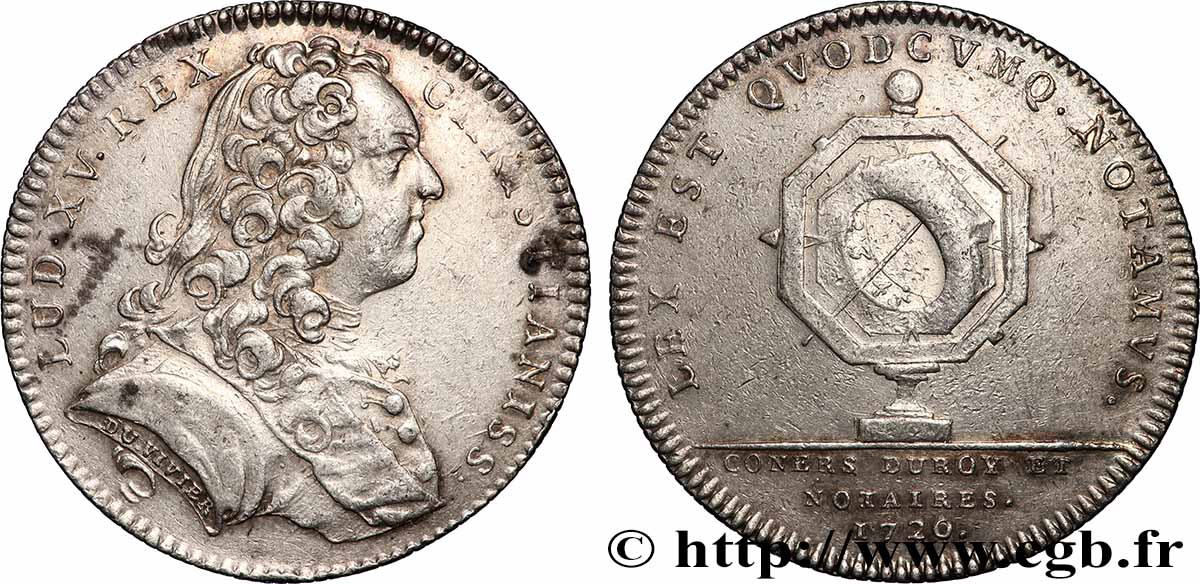 NOTAIRES ROYAUX Notaires de Paris, émission de 1737 - Louis XV TTB