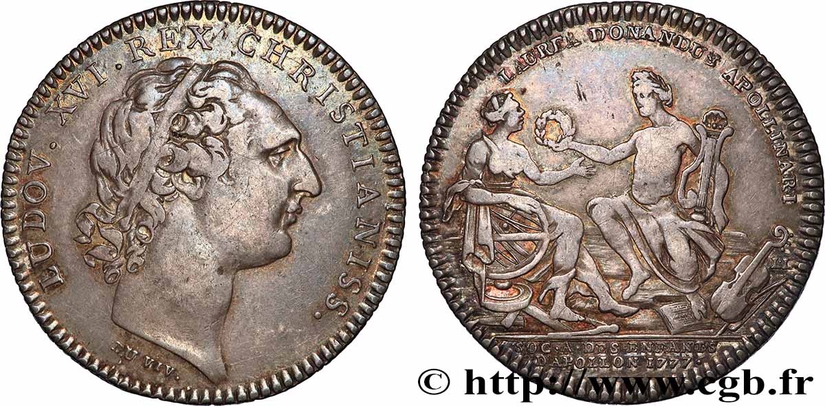 LOUIS XVI Société des enfants d’Apollon XF