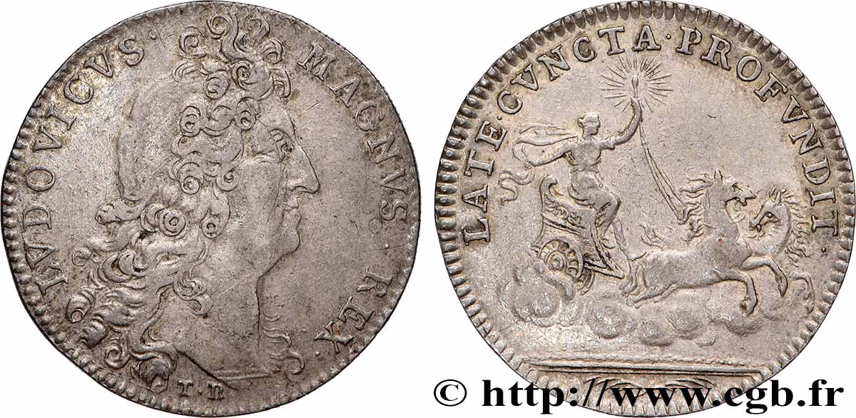 LOUIS XIV LE GRAND ou LE ROI SOLEIL Émission vers 1700 AU