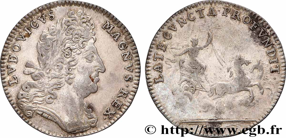 LOUIS XIV THE GREAT or THE SUN KING Émission vers 1700 XF