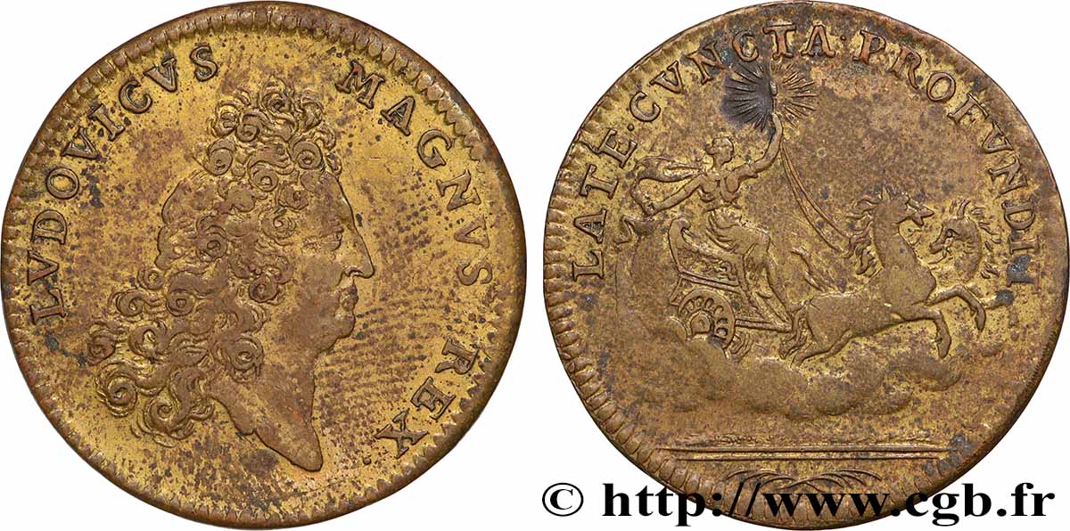 LOUIS XIV THE GREAT or THE SUN KING Émission antérieure à 1700 XF