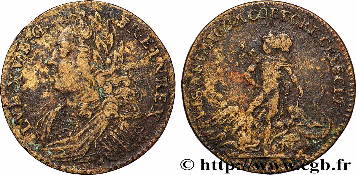 ROUYER - X.JETONS DE NUREMBERG LOUIS XV DIT LE BIEN AIMÉ SS/fSS